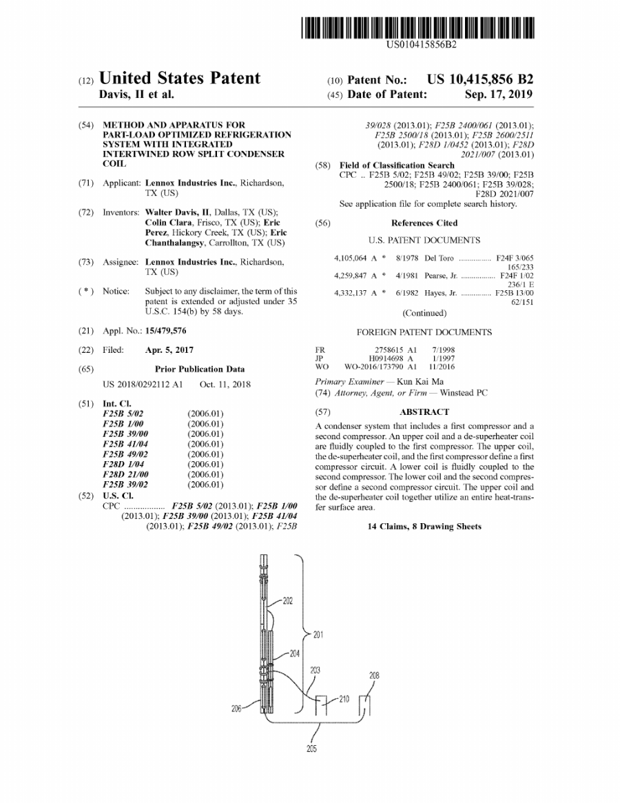 First page preview of US10415856B2